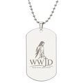 WWJD Walk With Jesus Daily Dog Tag
