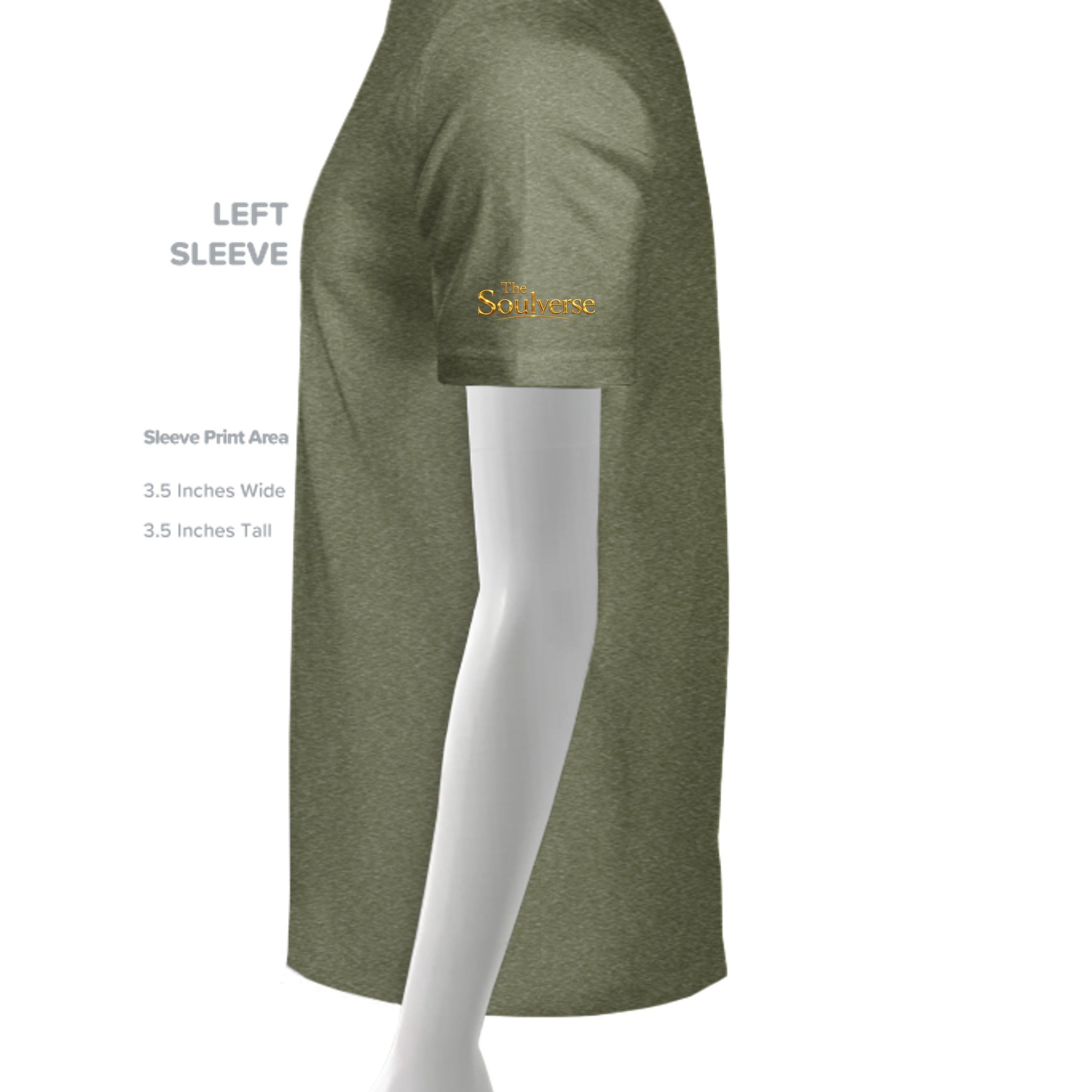 HEATHER MILITARY GREEN - G640 - SLEEVE_LEFT
