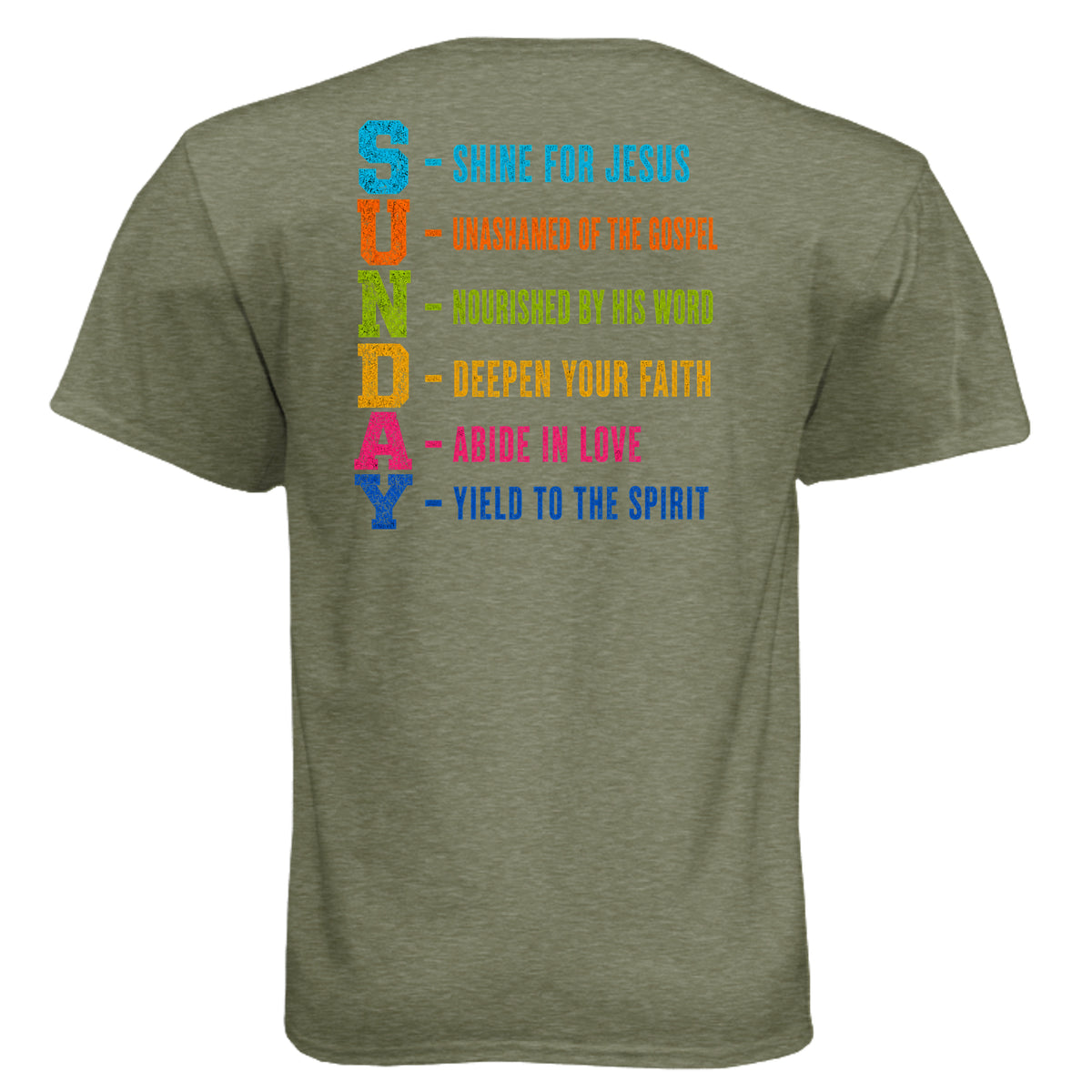 MILITARY GREEN - 6010 - BACK