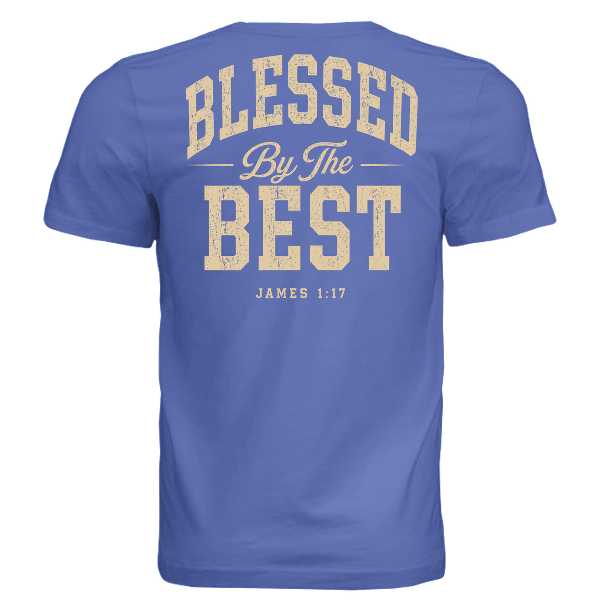 Solid True Royal Triblend - 3413C - BACK