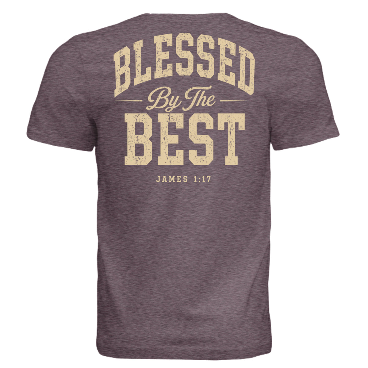 MAROON TRIBLEND - 3413C - BACK